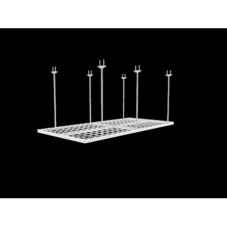 Dura-Lift Elevate Adjustable Height Overhead Garage Door Ceiling Double Storage Platform 31 in W x 62 in D PDOUBLE